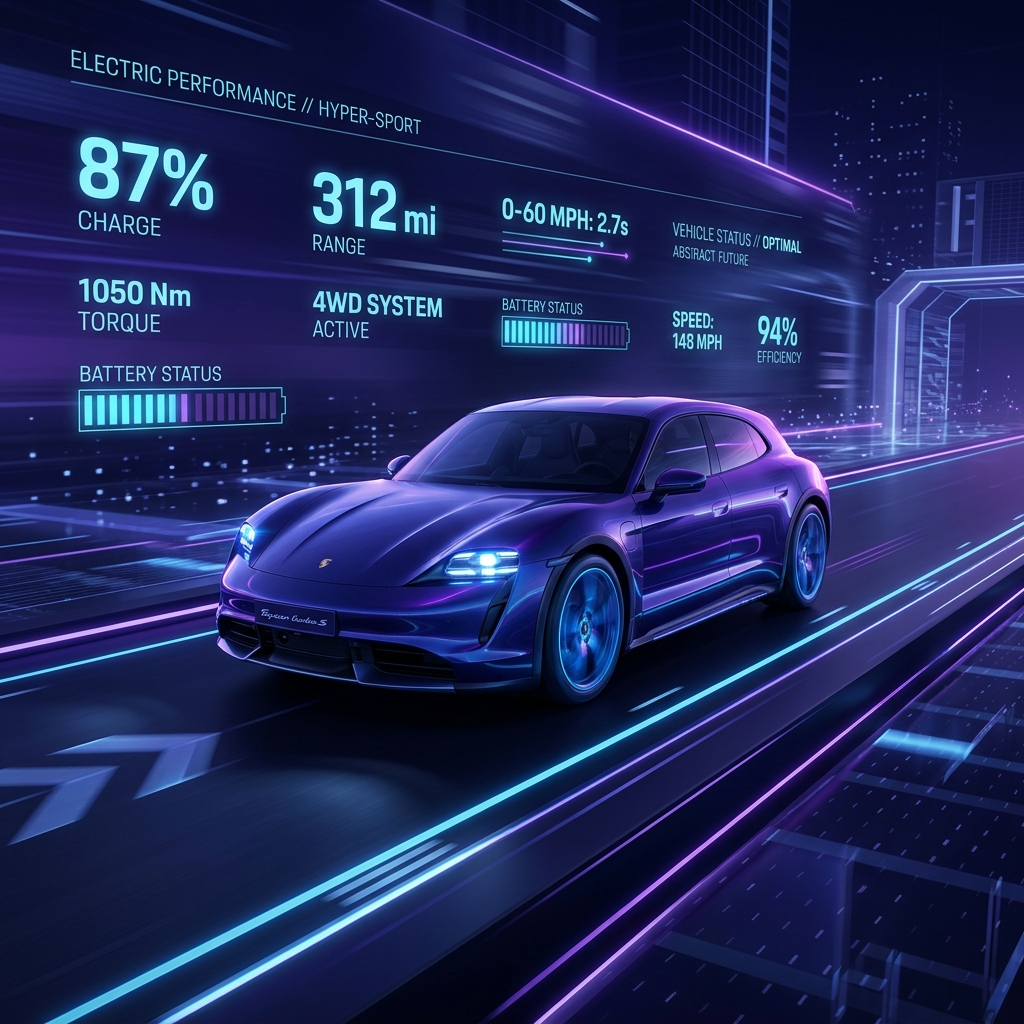 Sleek Sports Car Overlay